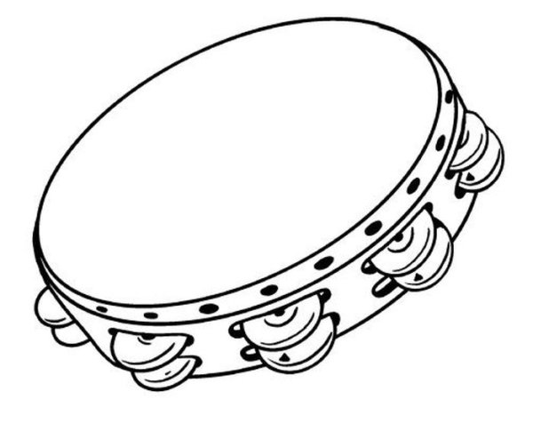 Бубен рисование