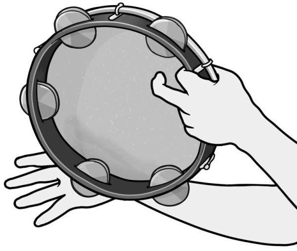 Нарис муз инструмент бубен