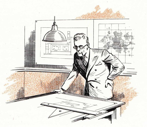 Профессия Архитектор иллюстрация