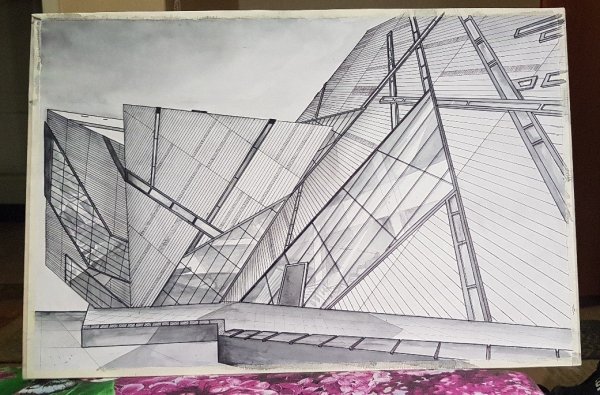 Рисунки студентов архитекторов