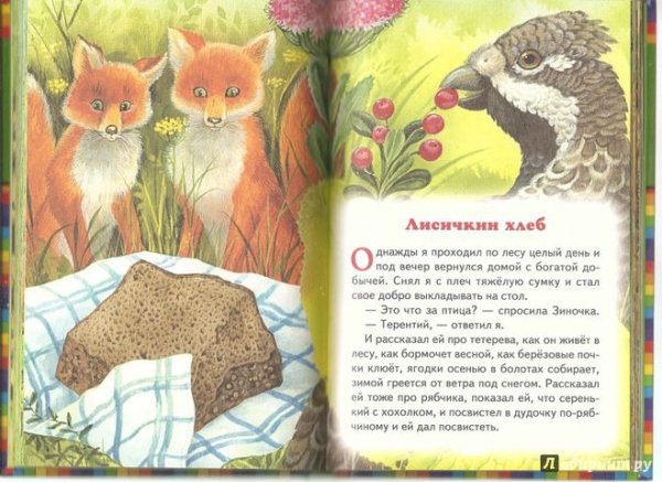 Михаил пришвинлисичких хлеб иллюстрации