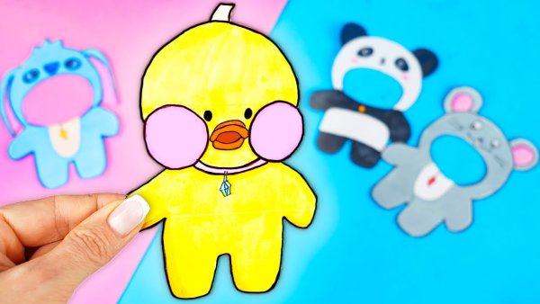 Бумажная уточка из тик тока