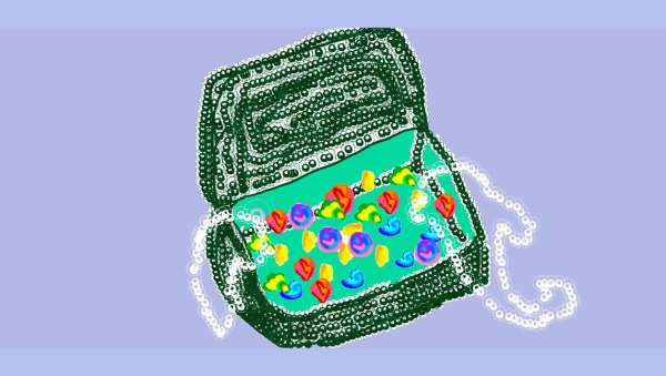 Малахитовая шкатулка нарисовать