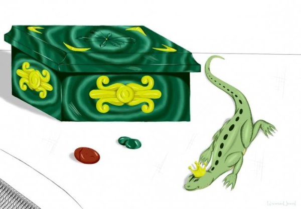 Шкатулка раскраска