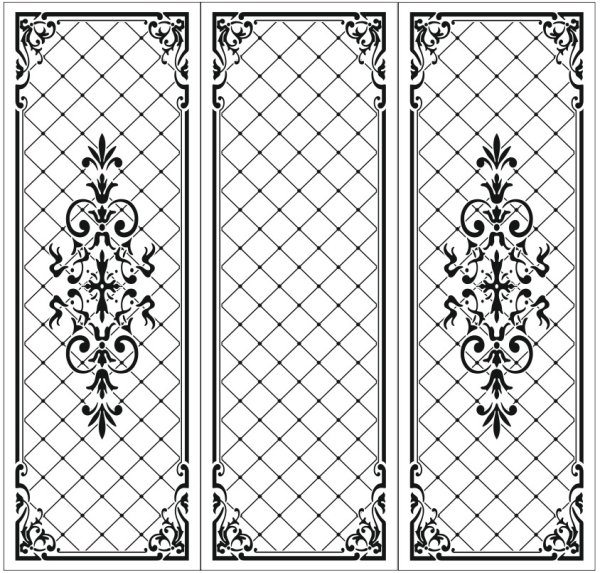 Пескоструй узором cdr Формат