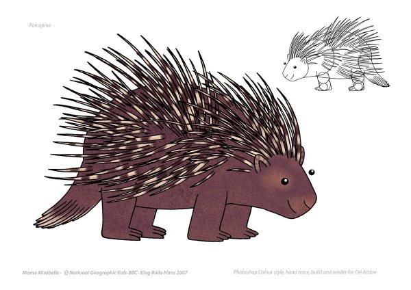 Дикобраз для детей