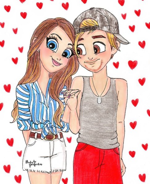 Подруги в мультяшном стиле