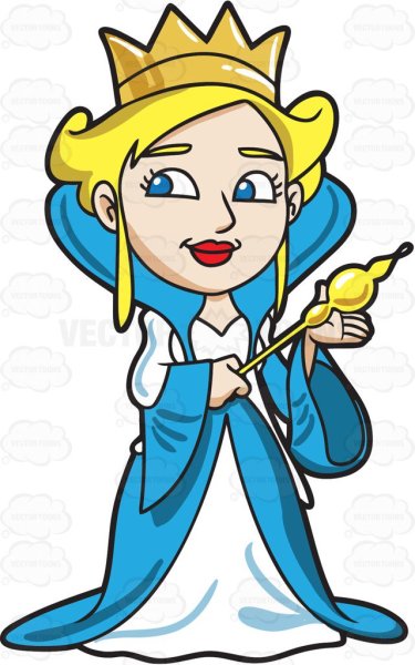 Девушка в короне арт