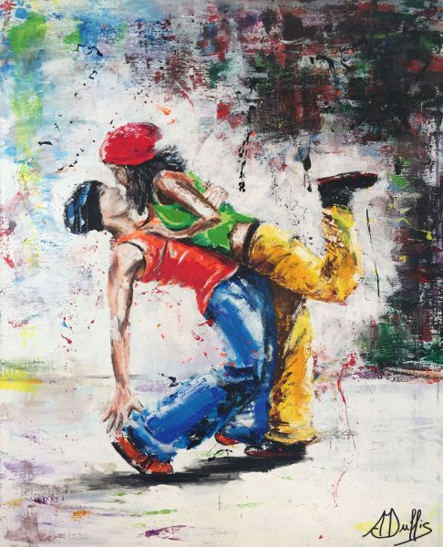 Современная молодежь живопись