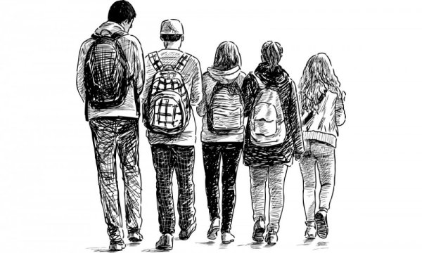 Подросток рисунок