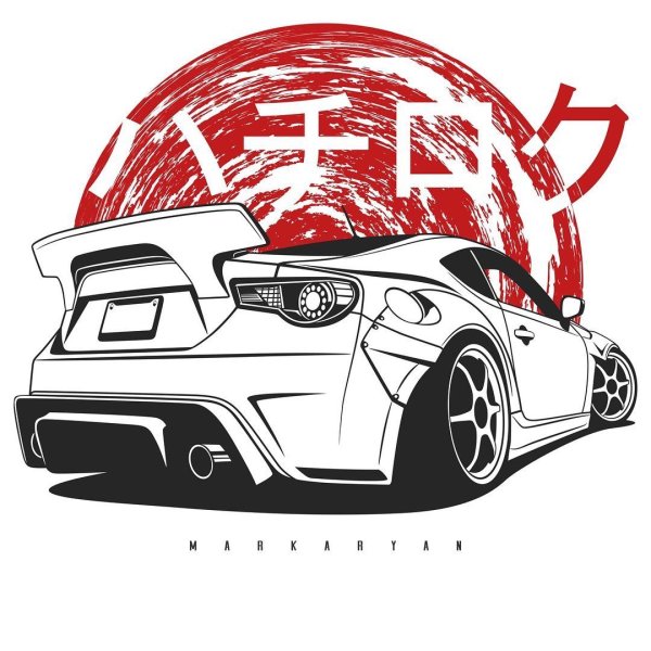 JDM наклейки