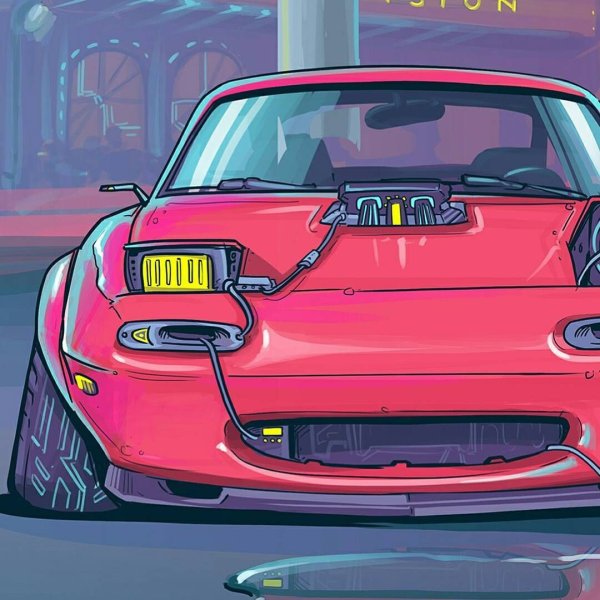 Мазда Миата мх5 арт