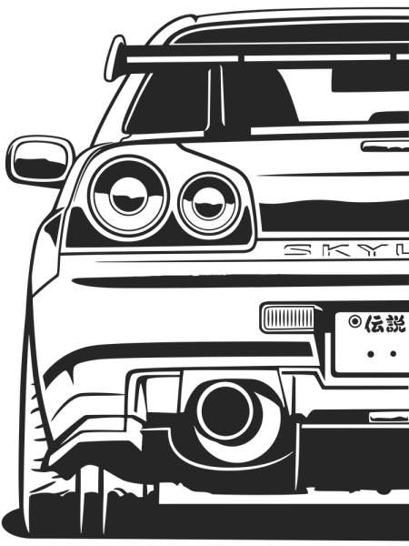 Nissan Skyline GTR r34 арт
