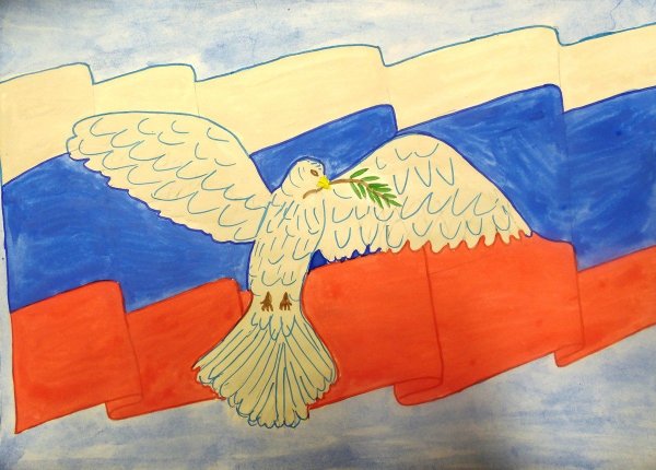 Рисунок на патриотическую тему