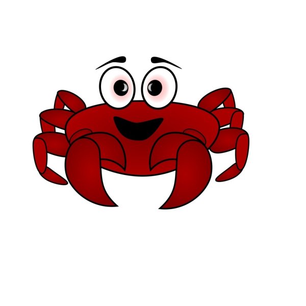 Крабик мультяшный