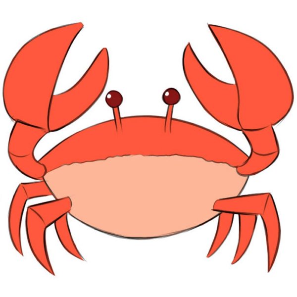 Как нарисовать краба