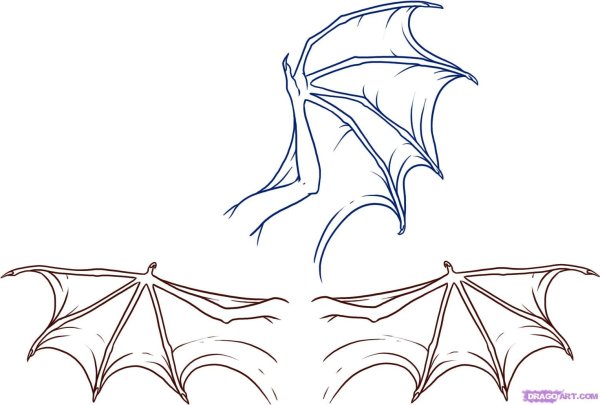 Крылья демона референс