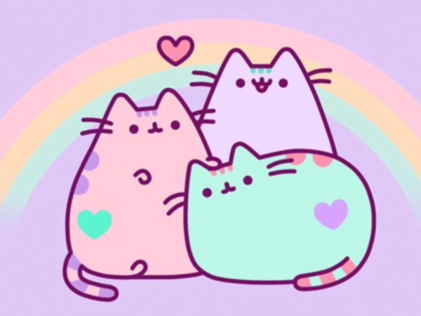 Кавай котик Единорог