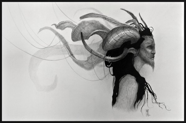 Рисунки карандашом мистика