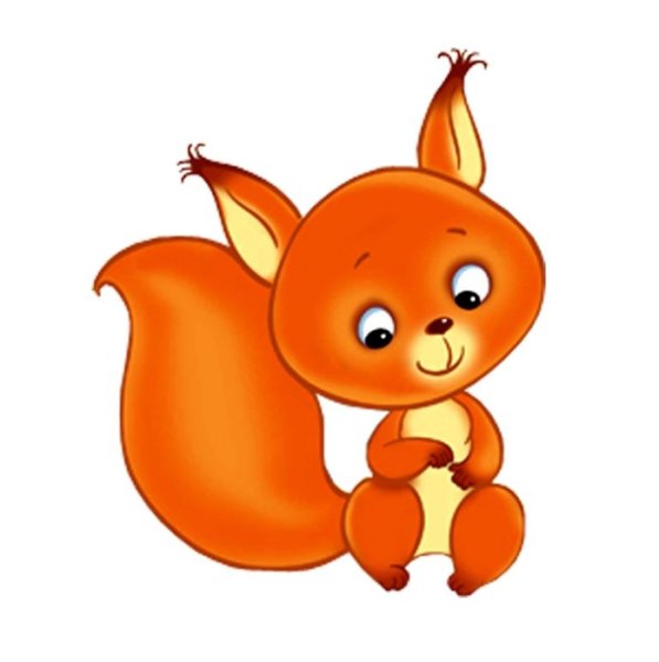 Белка рисунок для детей