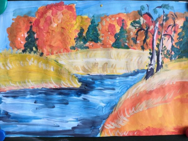 Конкурс палитра осени рисунки