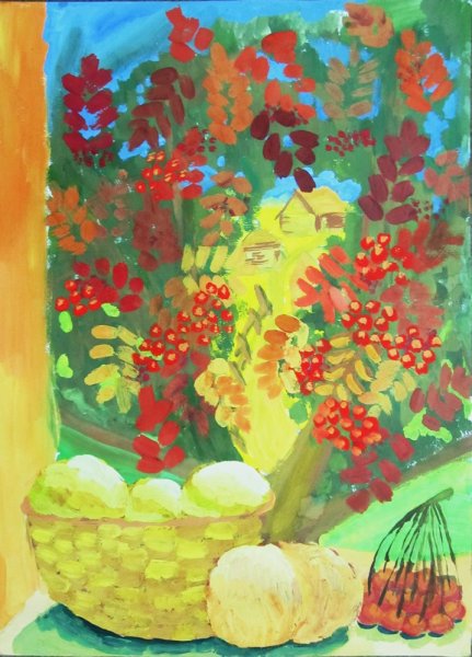 Палитра осени детские рисунки