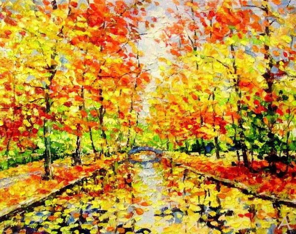 Художник Евгений Гавлин осень