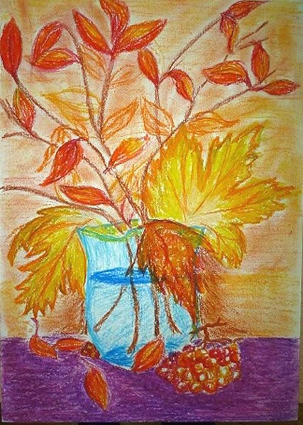 Осенний букет рисунок