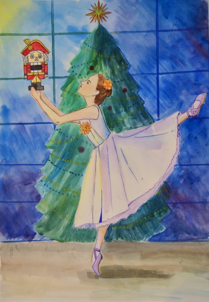 Иллюстрация к балету Щелкунчик Чайковского