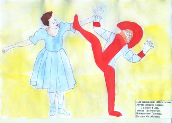 Балет Щелкунчик Чайковский рисунок