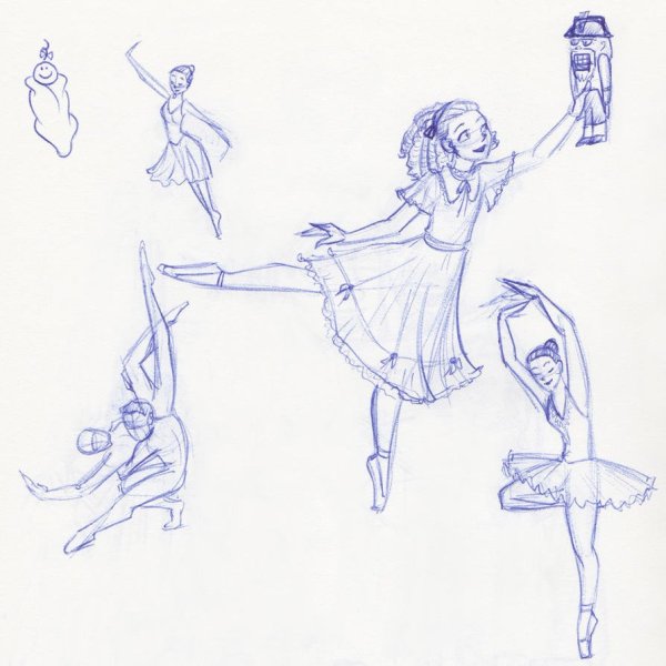 Рисунок на тему балет