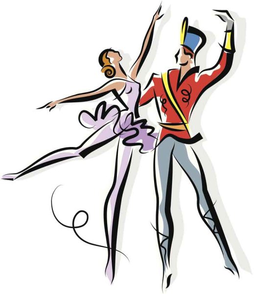 Рисунок к балету Щелкунчик