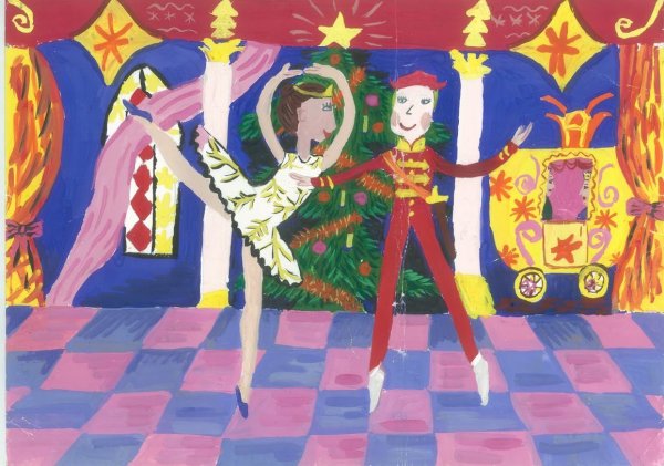 Проиллюстрировать балет Чайковского Щелкунчик