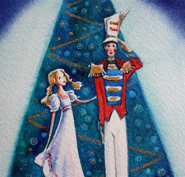 Иллюстрация к балету п.и Чайковского Щелкунчик