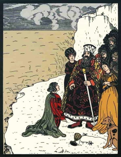 Иллюстрации к балладе Жуковского Кубок