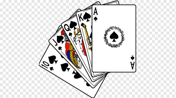 Колода карт на прозрачном фоне