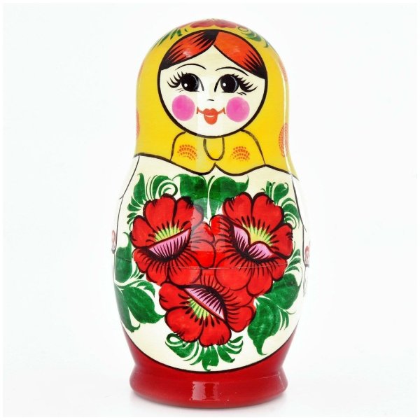 Семеновская роспись матрешки