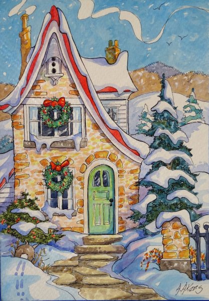 Алида Акерс домики