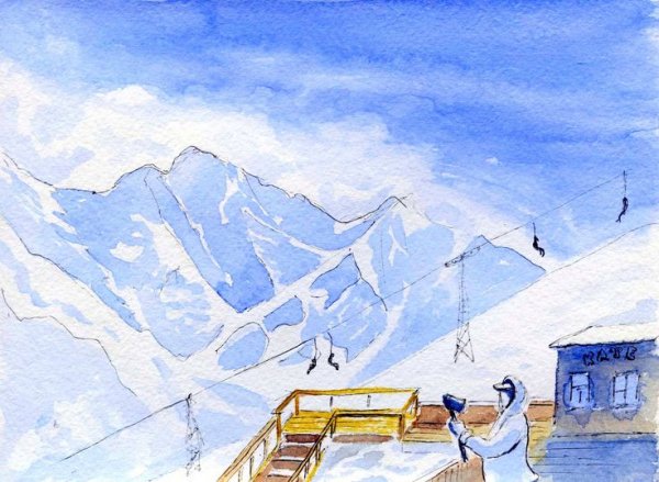 Контур горы Эверест