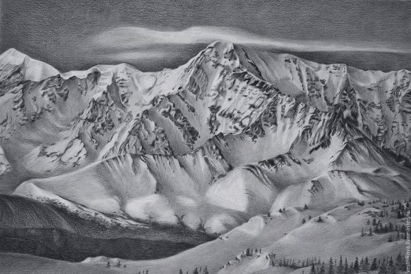 Картины горы Эльбрус маслом