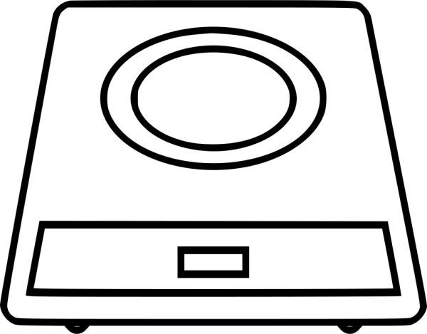 Индукционная плита иконка