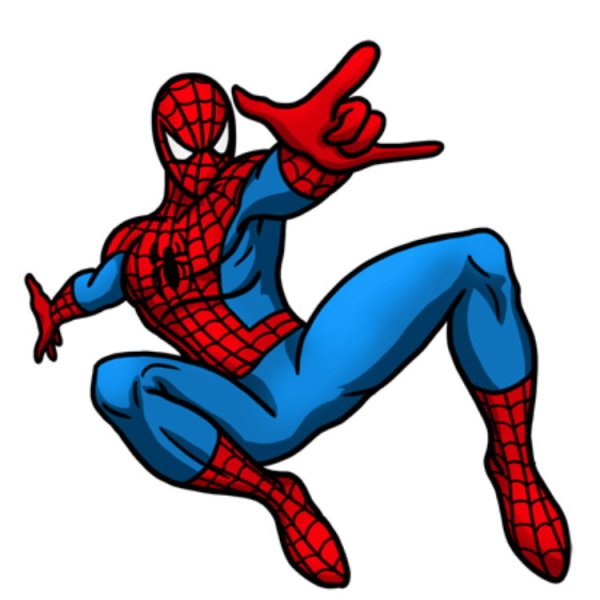 Нарисовать человека паука