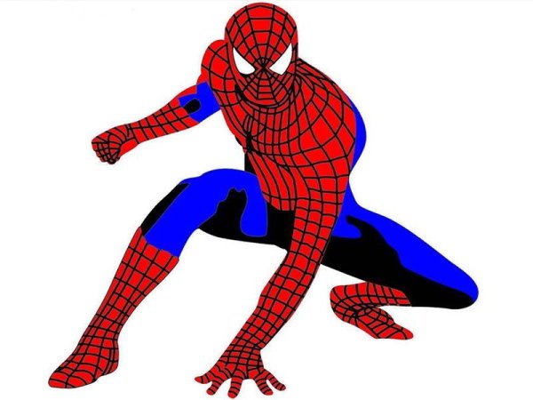 Человек паук для печати