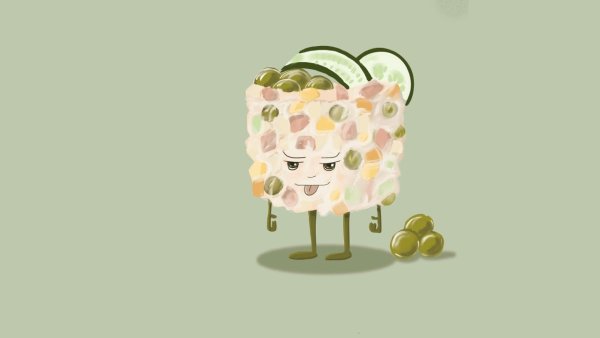 Оливье нарисовать