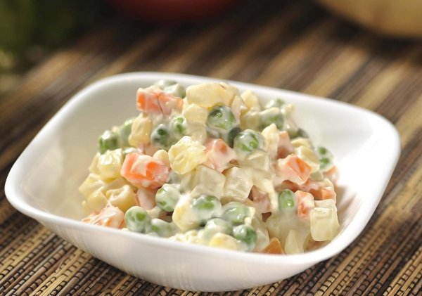 Салат мультяшный