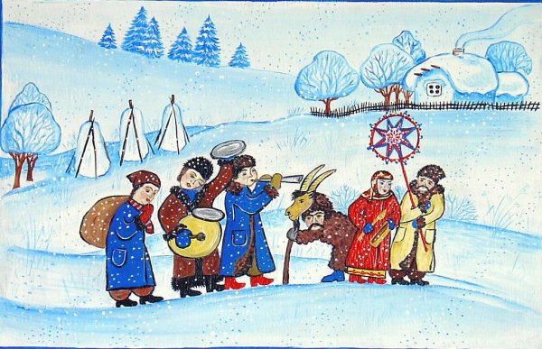 Колядки рисунок