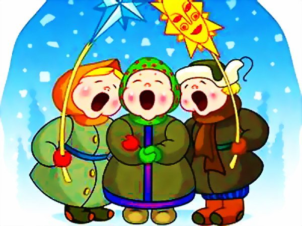 Святки рисунок