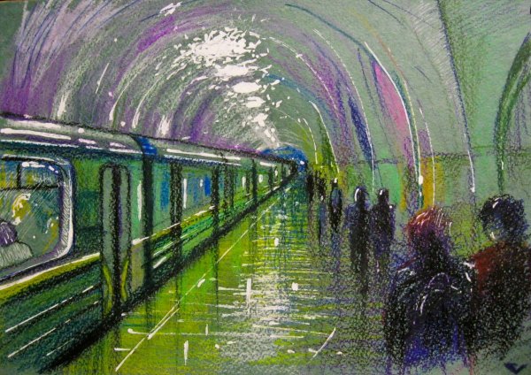 Московское метро картины