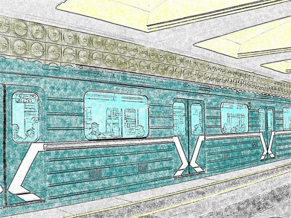 Рисование Московское метро