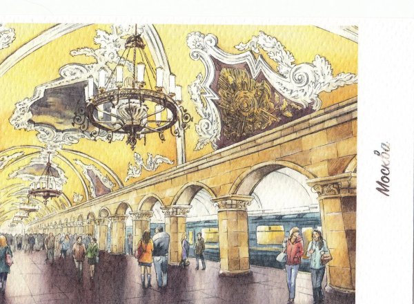 Наброски в метро